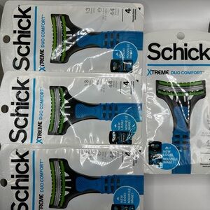 4 chic Xtreme Duo Comfort Razors - Blue and Black